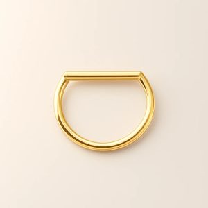 Helix Piercing Ring Silber